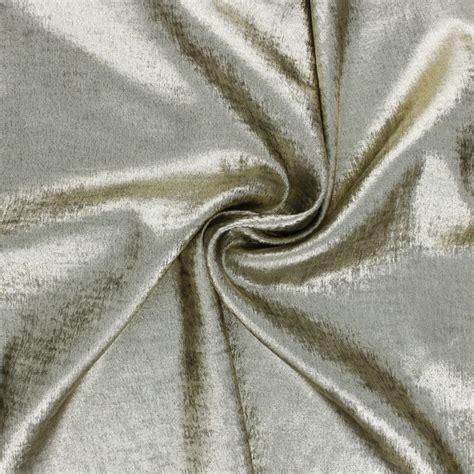 gold metallic polyester fabric|white fabric with gold accents.